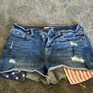old navy women’s jean shorts